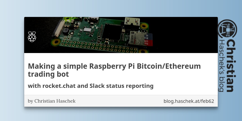 raspberry pi crypto trading bot